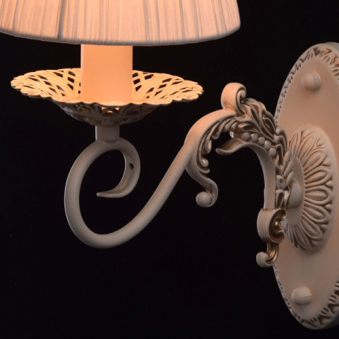 Applique murale beige classic 1 ampoule 27 cm