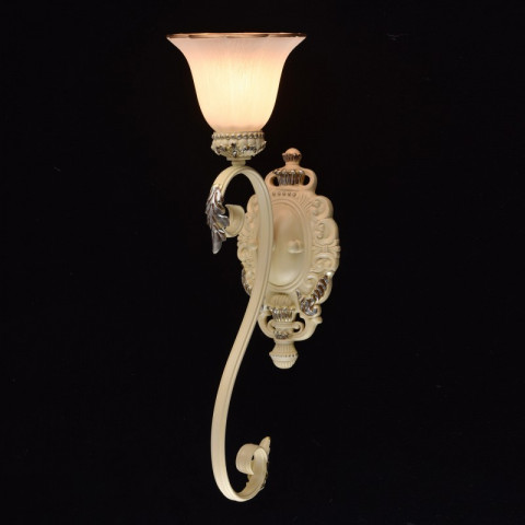Applique murale beige country 1 ampoule 22 cm