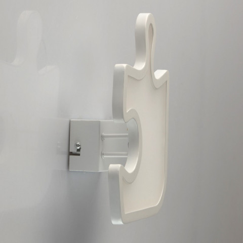 Applique murale blanche techno   8 cm
