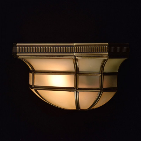 Applique murale laiton country 1 ampoule 12 cm