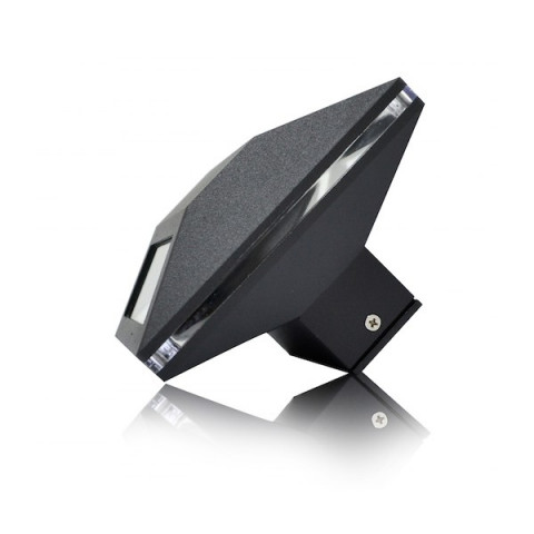 Applique murale led pyramidal 3 watt (eq. 30 watt) - Couleur eclairage - Blanc chaud 3000°K