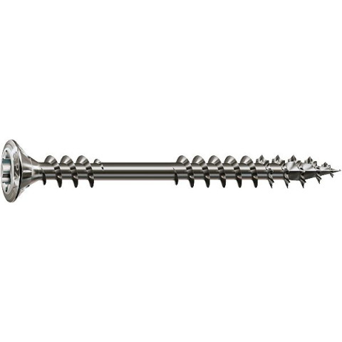 Vis terrasse SPAX 4.5x70mm Tête cyl. T-STAR plus T25 - Pointe CUT - inox A2 - 100 unités - 25470004507022