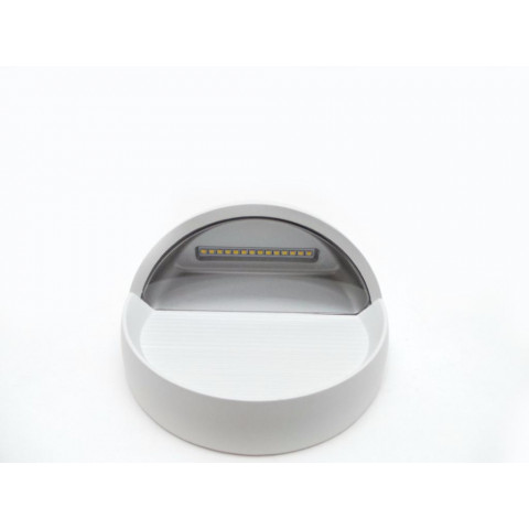 Applique murale led b22 7w ip44 blanc - couleur eclairage : blanc neutre 4000k - 5500k