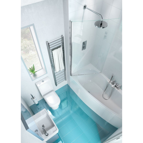 Pare-douche réversible 85x145x6 ecocurve bs6