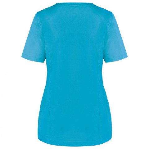 Blouse de service polycoton boutons pression femme - Taille et couleur au choix