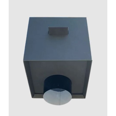 Boite à eau zinc 190x190x190 - Zinc quartz