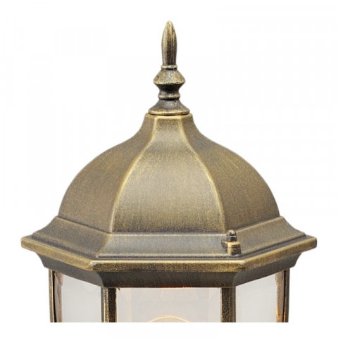 Borne d'extérieur noire street 1 ampoule 122 cm