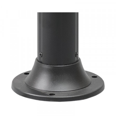 Borne d'extérieur noire street 1 ampoule 99 cm