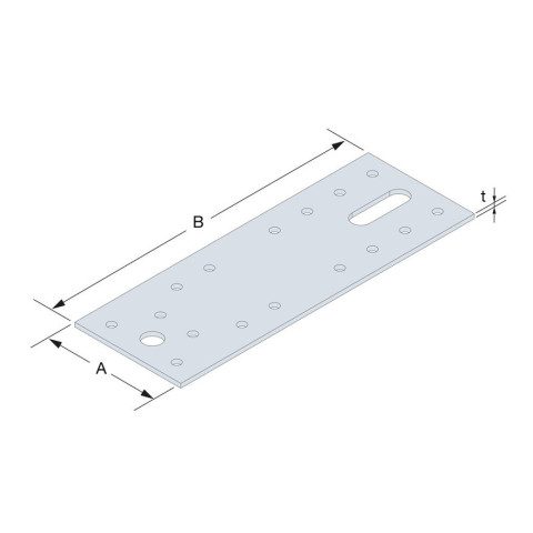 Patte de liaison PL - Carton de 50 - Dimensions au choix