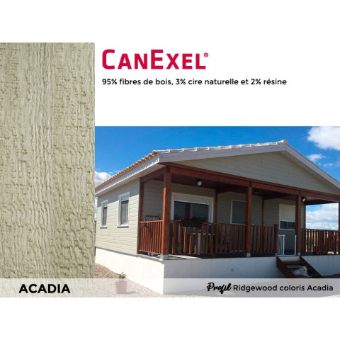 Double lame avec cannelure incurvée CanExel® - Profil RIDGEWOOD - Paquet de 4 lames - Coloris au choix