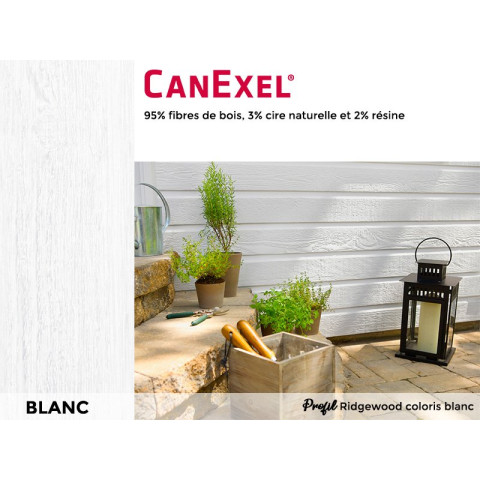 Double lame avec cannelure incurvée CanExel® - Profil RIDGEWOOD - Paquet de 4 lames - Coloris au choix