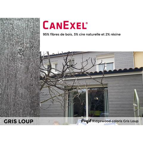 Double lame avec cannelure incurvée CanExel® - Profil RIDGEWOOD - Paquet de 4 lames - Coloris au choix