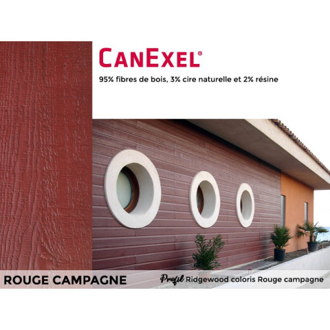 Double lame avec cannelure incurvée CanExel® - Profil RIDGEWOOD - Paquet de 4 lames - Coloris au choix