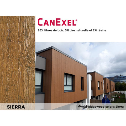 Double lame avec cannelure incurvée CanExel® - Profil RIDGEWOOD - Paquet de 4 lames - Coloris au choix