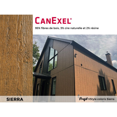 Double lame avec cannelure biseautée CanExel® - Profil VSTYLE - Paquet de 4 lames - Coloris au choix