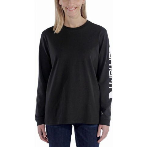 T-Shirt femme CARHARTT manches longues avec logo - 103401