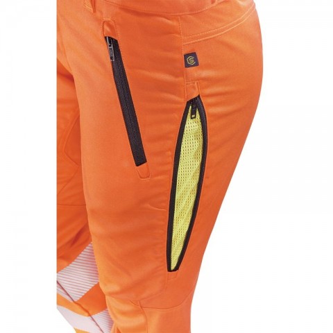 Pantalon de travail stretch été fluo safe - 9b40 - Couleur et taille au choix