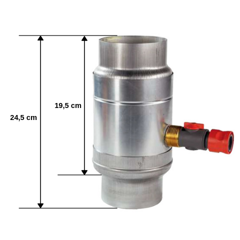 Récupérateur d'eau Collect'eau+ en zinc diamètre au choix
