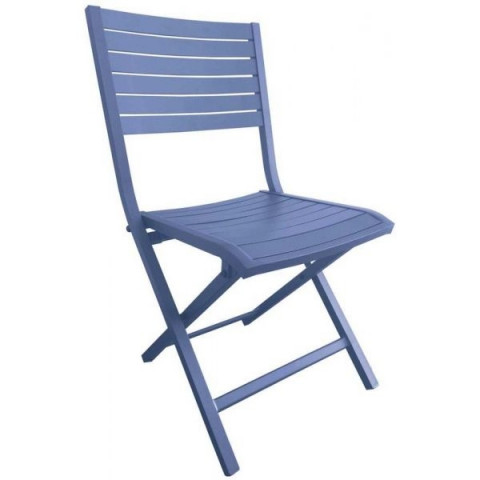 Chaises pliantes en aluminium lucca (lot de 6) - Couleur au choix