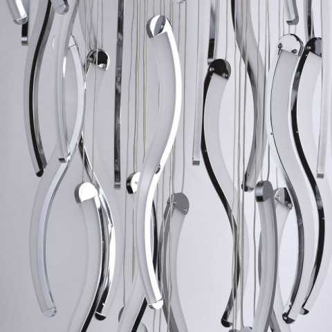 Chandelier argenté megapolis   225 cm
