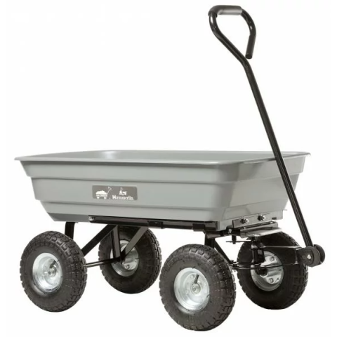 Chariot de jardin 4x4 GARDEN à caisse polypro basculante 75l HAEMMERLIN - 320062001