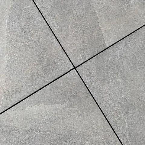 Dallage céramique clava grey 60x60cm - vendu par lot de 0.72 m²