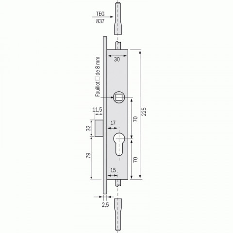 Coffre metalux a/cyl n34 steg