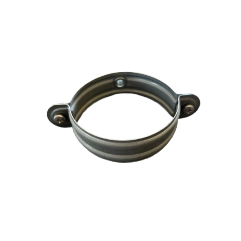 Collier de fixation Zinc 7/10ème pour descente d'eau pluviales ronde Ø100 - Couleur au choix