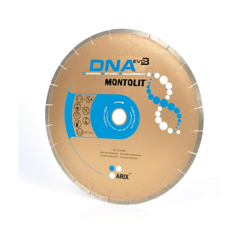 Disque diamant segmenté SCX - Ø 300 mm - grès vitrifié/céram/granit - RAIMONDI - 48166
