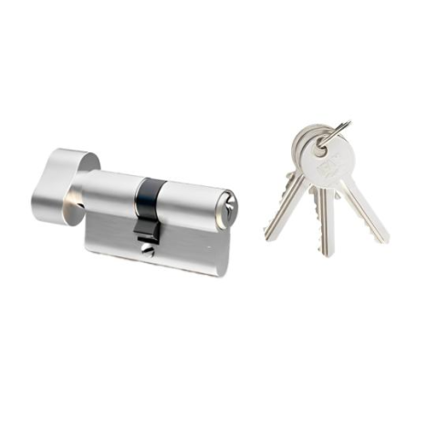Cylindre bouton profil européen F5S Laiton 30b x 40 Varié - Ifam 1410