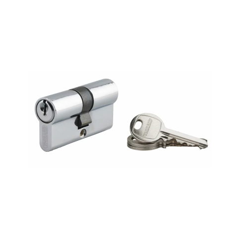 Cylindre de serrure à clé crantée Ecopro nickelé - 30 x 30 - Varié - THIRARD - 00007258
