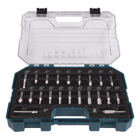 Coffret de 22 fraisesà rainurer - MAKITA - D-74784
