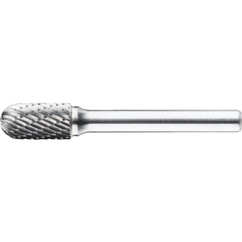 Fraise lime carbure Phantom forme C cylindrique - Bout arrondi - avec denture DT 3 Fine 6-UNI 8x19x6x64 mm - VAN OMMEN - 415300806