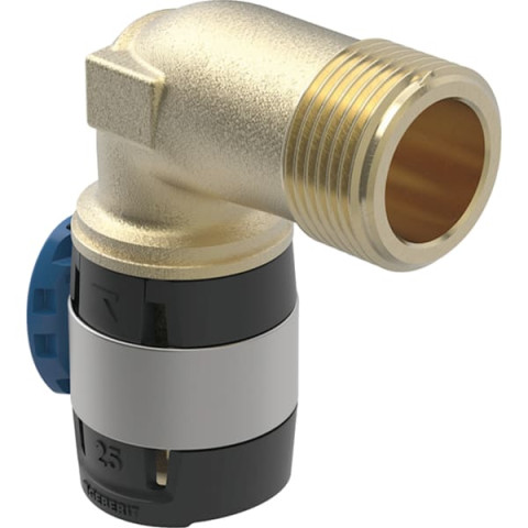 Coude raccord 90° FlowFit avec filetage mâle long - DN. 12 / 15 - Ø 16 mm x Rp. 1/2'' - GEBERIT - 620.522.00.1