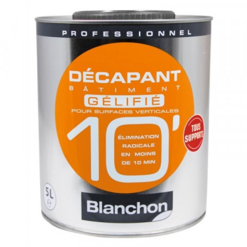 Décapant bâtiment 10 gélifié, bidon de 1 litre