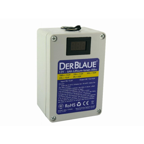 Batterie 12V 6Ah lithium DER BLAUE - 6