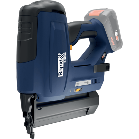 Cloueur de finition BNX50 sans fil - 18 V - pour agrafes 8/20-50 mm - Boite - Sans batterie - RAPID-ISABERG - 5001501