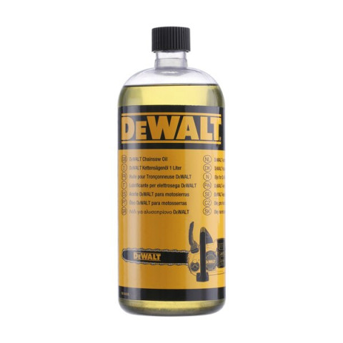 Huile lubrifiante 1l dewalt pour lame de tronçonneuse - dt20662-qz