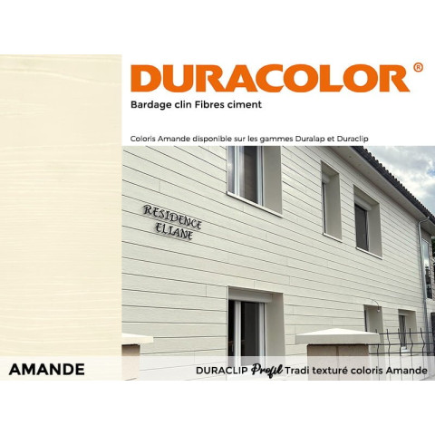 Lame DURACOLOR® - Profil DURALAP Tradi texturé - Paquet de 4 lames - Coloris au choix
