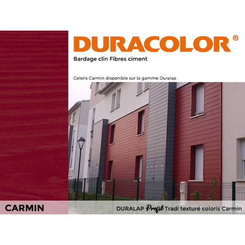 Lame DURACOLOR® - Profil DURALAP Tradi texturé - Paquet de 4 lames - Coloris au choix