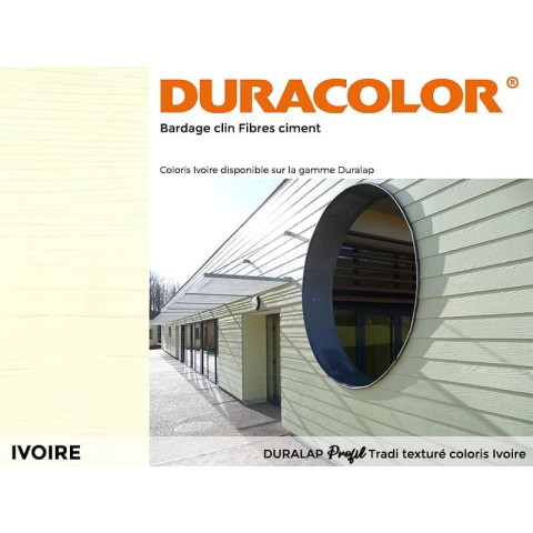 Lame DURACOLOR® - Profil DURALAP Tradi texturé - Paquet de 4 lames - Coloris au choix