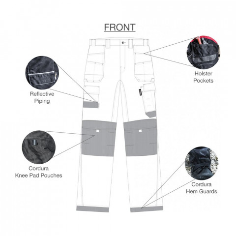 Pantalon de travail dickies eisenhower max - Couleur et taille au choix