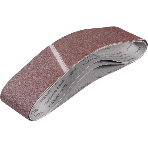 Jeu de 3 bandes abrasives KWB - 100 x 915 mm - EINHELL - 49914605