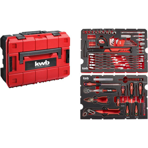 Mallette à outils KWB - 80 pièces Einhell compatible E-Case - EINHELL - 370560