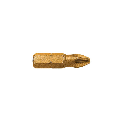 Embout de vissage série 1/4' 25 mm - Pozidriv PZ N.3 - Titane - LEMAN - 51203TI