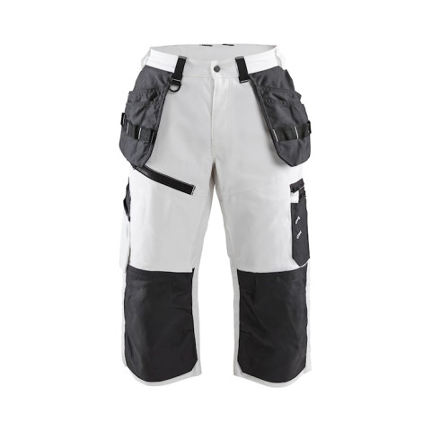 Pantacourt X1500 peintre Blanc/Gris-Foncé 15111210 - Taille au choix