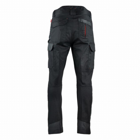 Pantalon stretch FACOM Runner Noir/Gris/Rouge Taille 40 - FXWW1001E-40