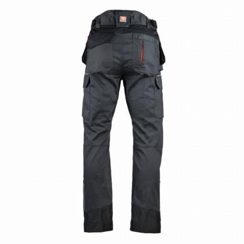 Pantalon stretch FACOM Ultimate poches flottantes Noir/Gris/Rouge Taille 54 - FXWW1020E-54