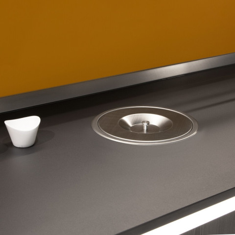 Poubelle encastrable Recycle pour plan de travail de cuisine - Contenance aux choix