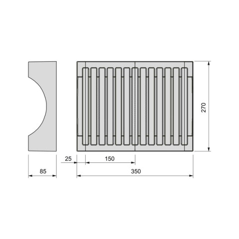 Kit de rangement pour assiettes, 13 assiettes maximum, plastique, blanc